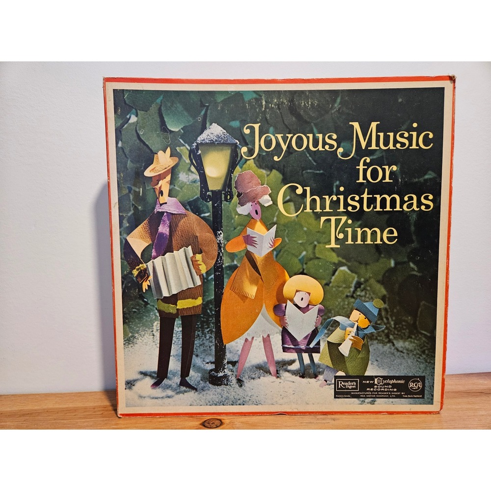 Joyous Music for Christmas Time Readers Digest RCA 4 LP Box Set Vintage Vinyl